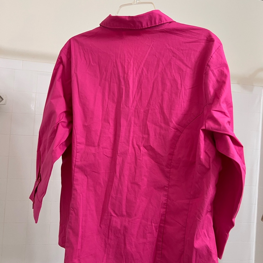 Lee Riders Button Down Pink Shirt Size XXL - Picture 6 of 8